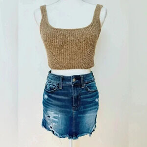 Nikkak Crop Tank Womens Size Medium